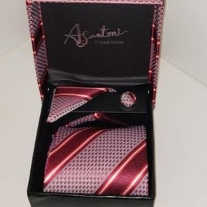3 Piece Tie Collection.  Tie, Hanky  & Cuff-links